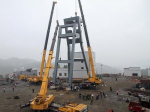 立井井架吊裝、安裝電話(huà)